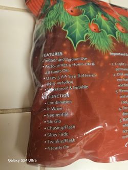 LED 8 Function Battery Operated Mini Lights