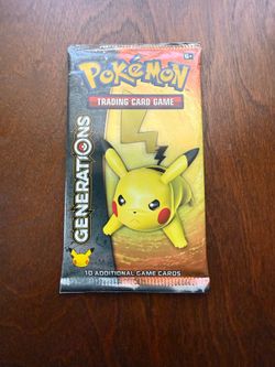 Pokémon TCG generations 20th anniversary booster pack Pikachu