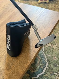 Left Handed Ping Answer Putter WITH HEAD COVER Brand new Grip 35”