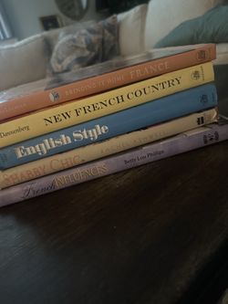 French and English Country style books