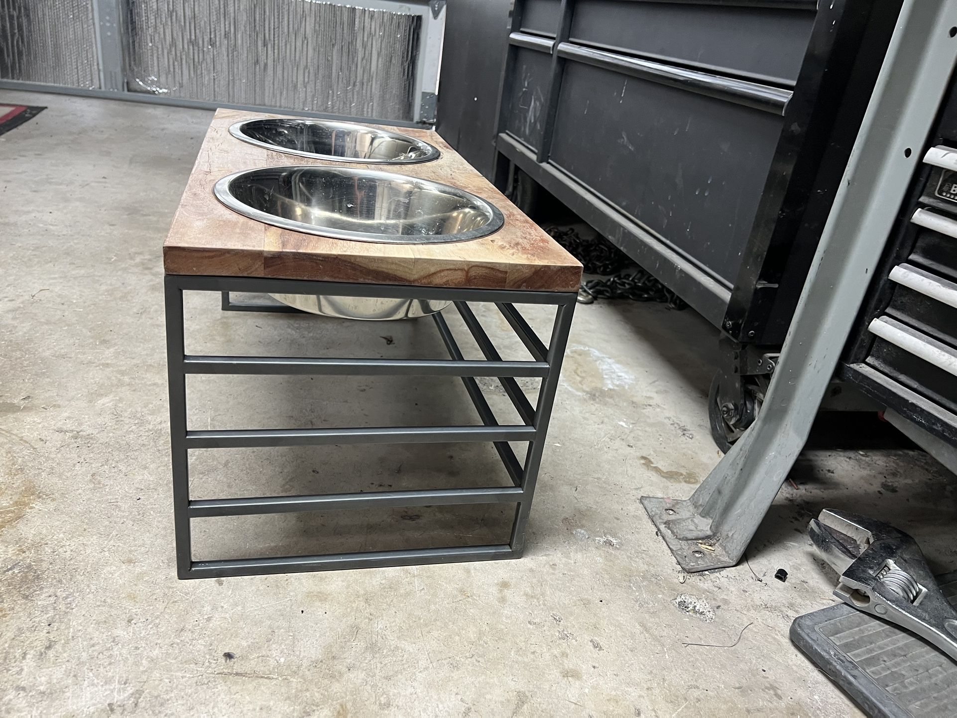 Large Raised Dog Bowl