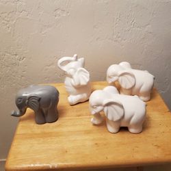 Elephant Figurine Lot 