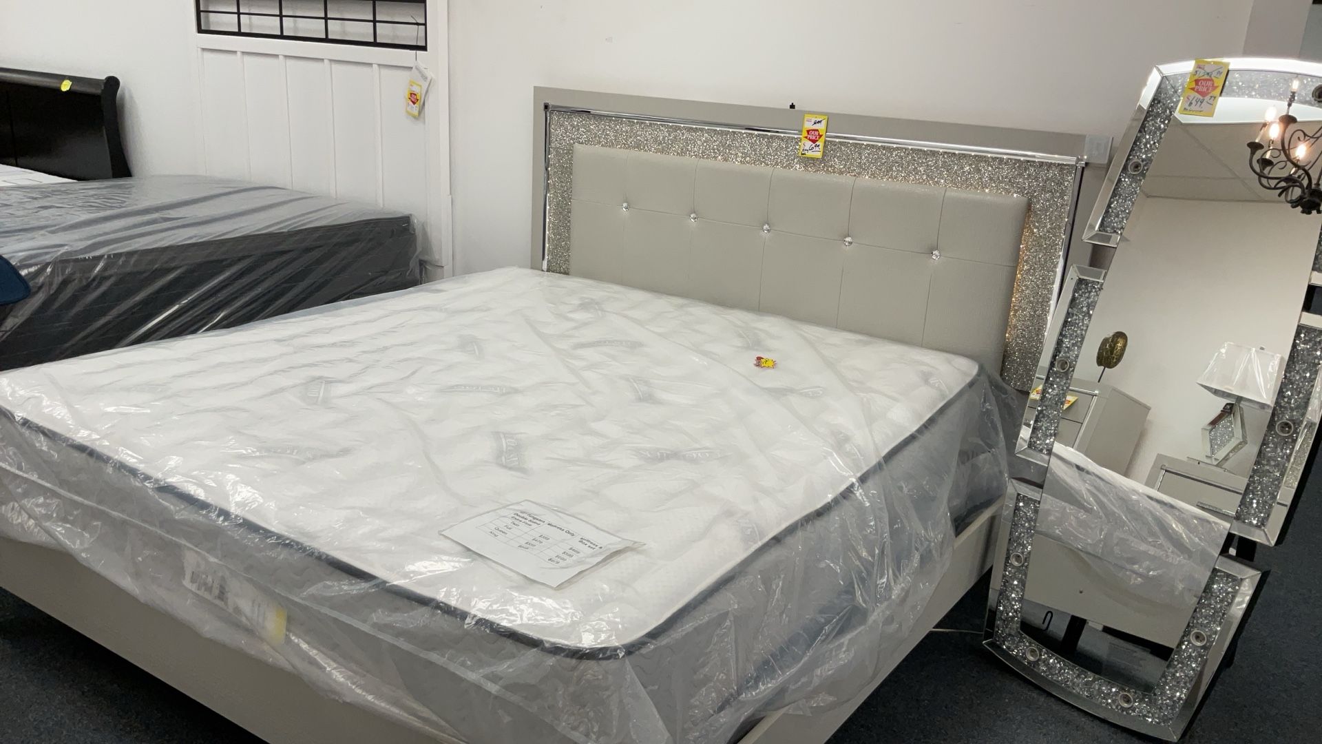 King Bed Frame With Led Lights