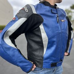 Teknic Armored Leather Motorcycle Jacket