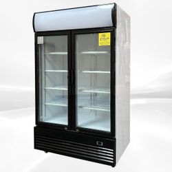 NSF 48 inches two glass door refrigerator LG1000