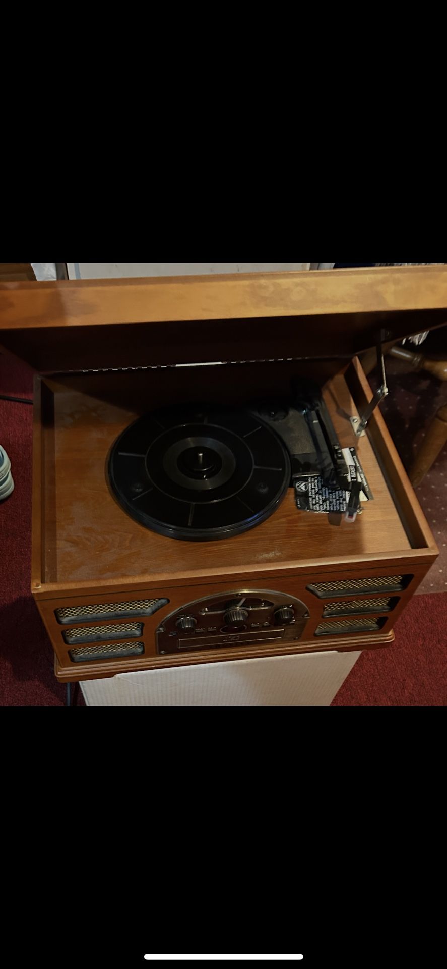 Crosley Récord Player Cd Player Tape Cassette Player radio