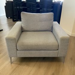 NOVA WINTER GRAY ARMCHAIR