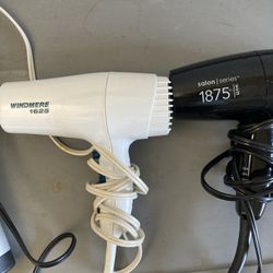 Hairdryers and hair curlers