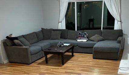 Large Gray Sectional Couch – $600 OBO