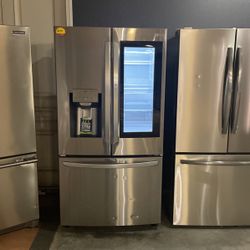 Instaview Knock Twice Bottom Freezer Refrigerator‼️‼️
