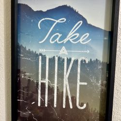 Take A Hike - Picture Frame - Outdoors 