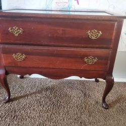 Antique Mirrored Dresser 