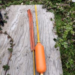 Tall Crab Pot Marker Or Sailboat Bouy