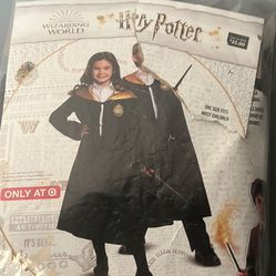 Harry Potter Deluxe Robe With 4 House Crest 