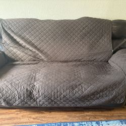 3 Seater Leather recliner Sofa Used 