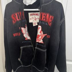 Supreme True Religion Zip Up Hoodie 