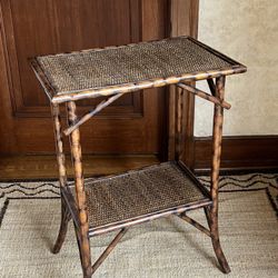 Tortoise Bamboo Side Table