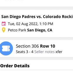 Padres Tickets 