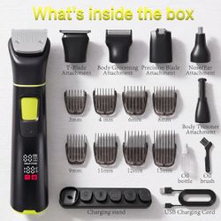 NEW All-in-One Body & Beard Trimmer Grooming Kit – Waterproof