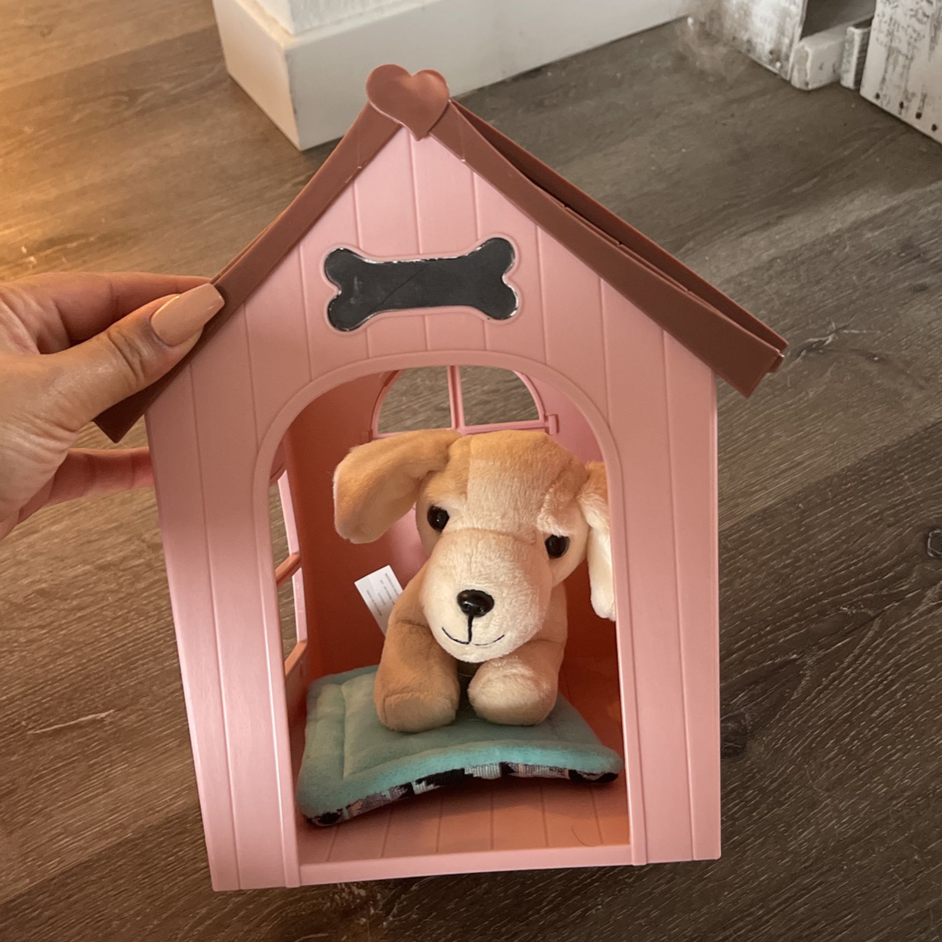 American Girl/ Our Generation Dog And Dog House 