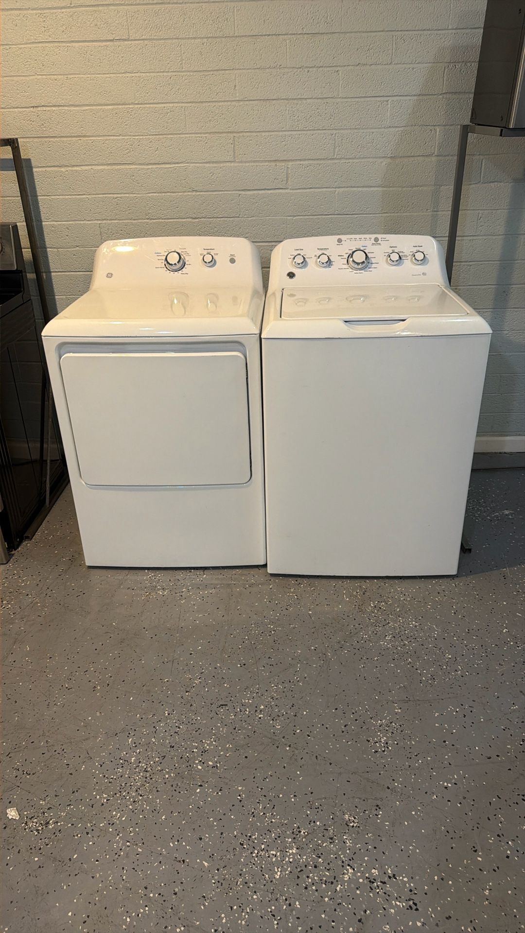 Ge Washer Dryer Top Loader Very Standard With Agitator