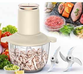 Electric Chicken Shredder,300W Food Processor Meat Grinder With 8 Cup Glass