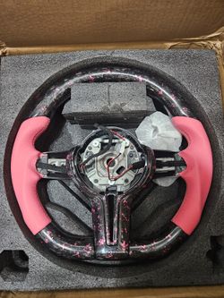 BRAND NEW 2010-2016 BMW F10 5 SERIES FORGE Real Carbon Fiber Steering Wheel W/ Heated Function