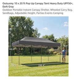 Heavy duty 10x20 pop up canopy