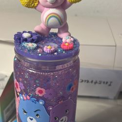 Care Bear Snow Globe Cup Plastic 