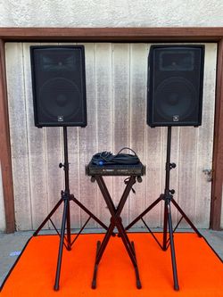 Dj. Jbl Speakers+Jbl Subwoofer+Peavey Amp