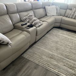 Leather Sectional