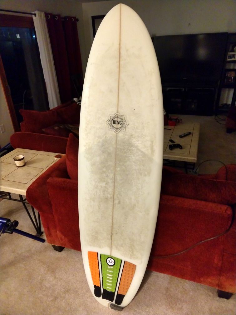 Bing Swee Pea 6'0" surfboard quad fin