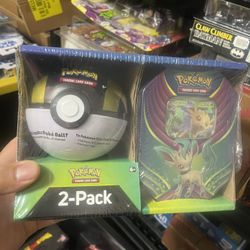 Poke Ball And Pokémon Card 2 Pack 