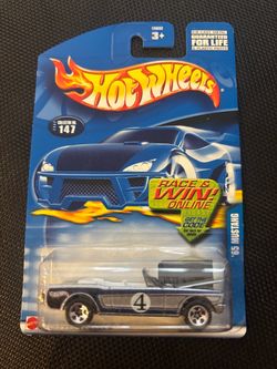 2002 HOT WHEELS 1965 FORD MUSTANG CONVERTIBLE Silver Metallic COLLECTOR No.147
