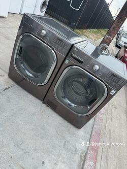Set lavadora y secadora de gas  LG