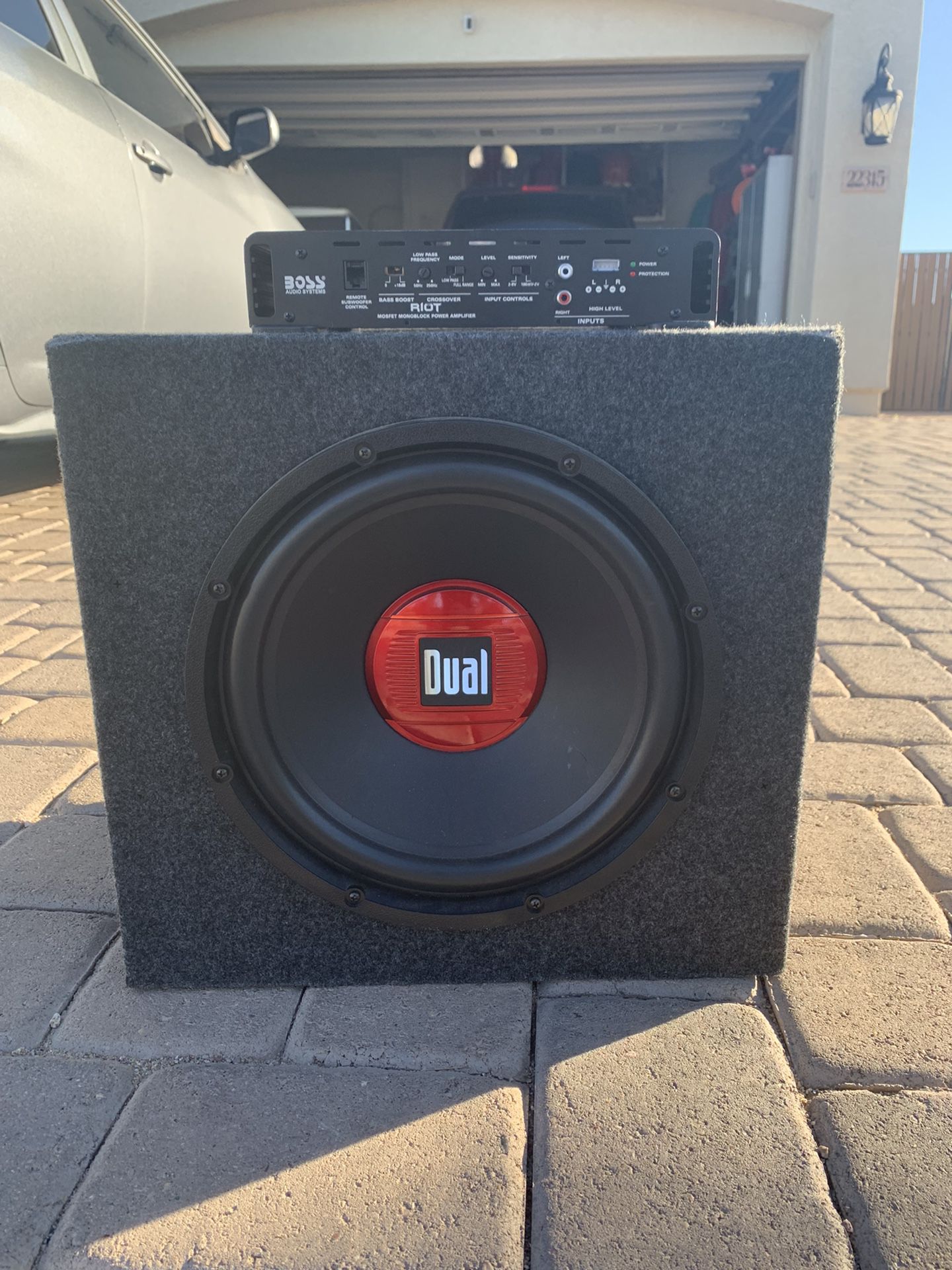 12inch Subwoofer And 1100 Watt Amp 