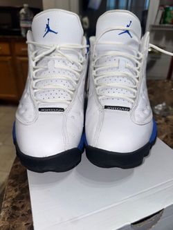 Air Jordan 13 White Royal Blue Sneakers