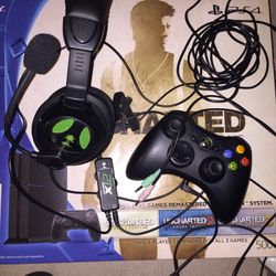 Gaming headset & Xbox 360 Controller