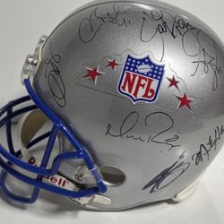 Riddell NFL Helmet Signed Autograph Matt Ryan Antonio Gates Derek Carr Multi

