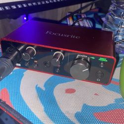 Brand new focus rite, microphone , Audio Face