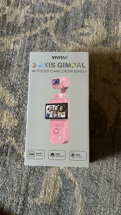 Vivitar 3-Axis Gimbal 4K Pocket Camcorder Bundle