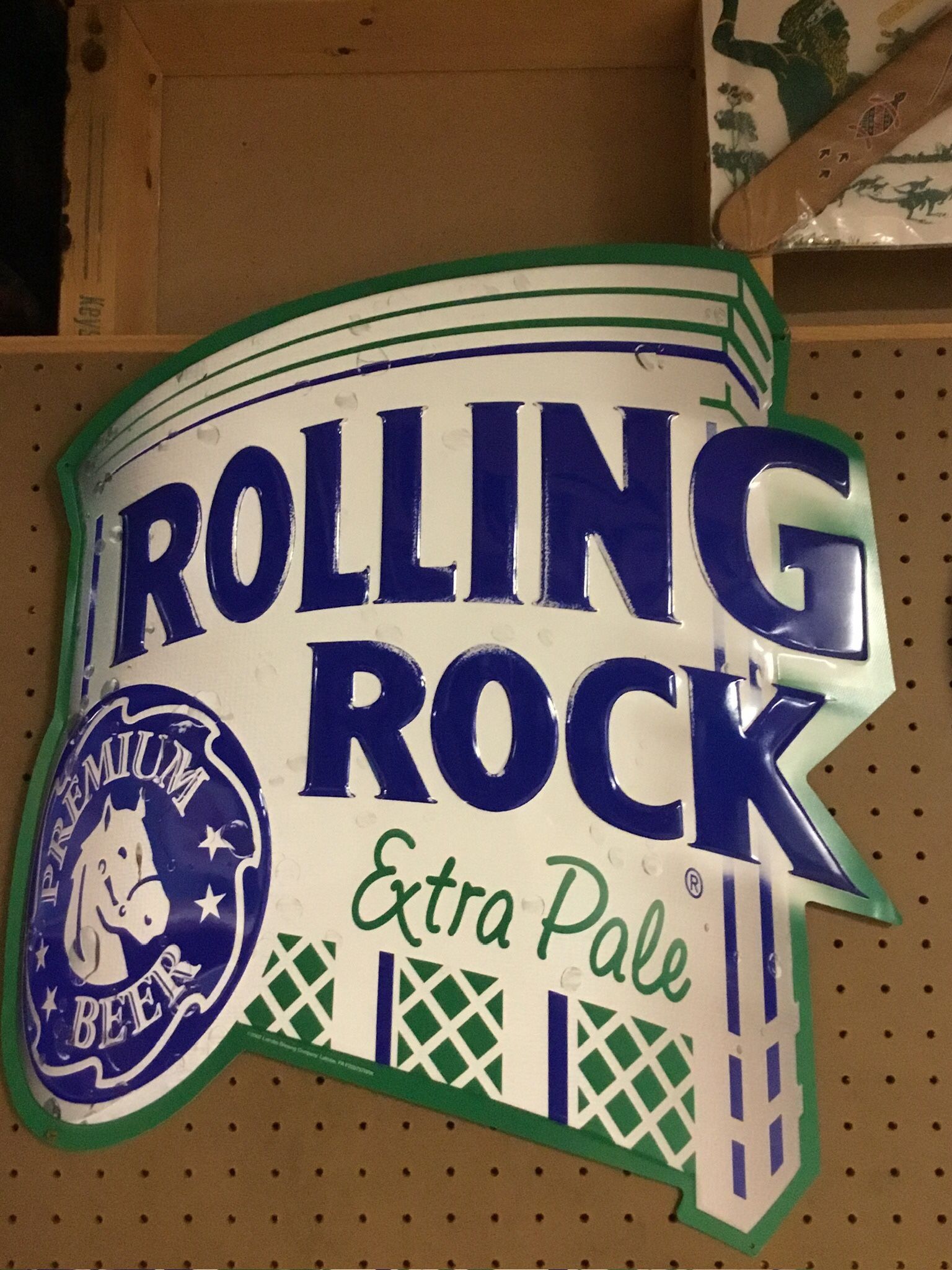 Rolling Rock Tin Sign