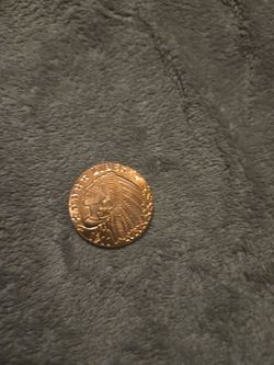 Indian Head Liberty 1oz .999 copper round