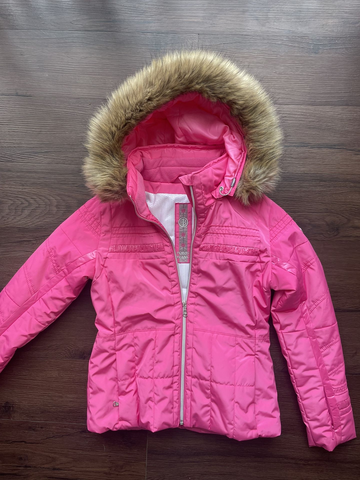 Poivre Blanc Girls Pink Ski Jacket Poivre Blanc Girls Ski Jacket