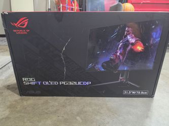 ASUS - ROG OLED Gaming Monitor 4k 32