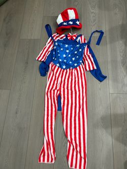Halloween Uncle Sam Costume Set