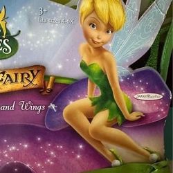 Halloween Disney Tinkerbell FAIRIES Pirate Fairy Costume Size 4-6X New