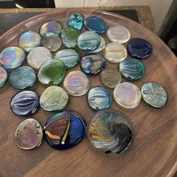 28 Pieces Round Glass