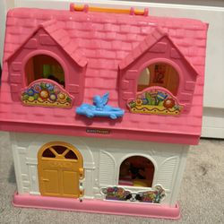 Girls Dollhouse And Plane 