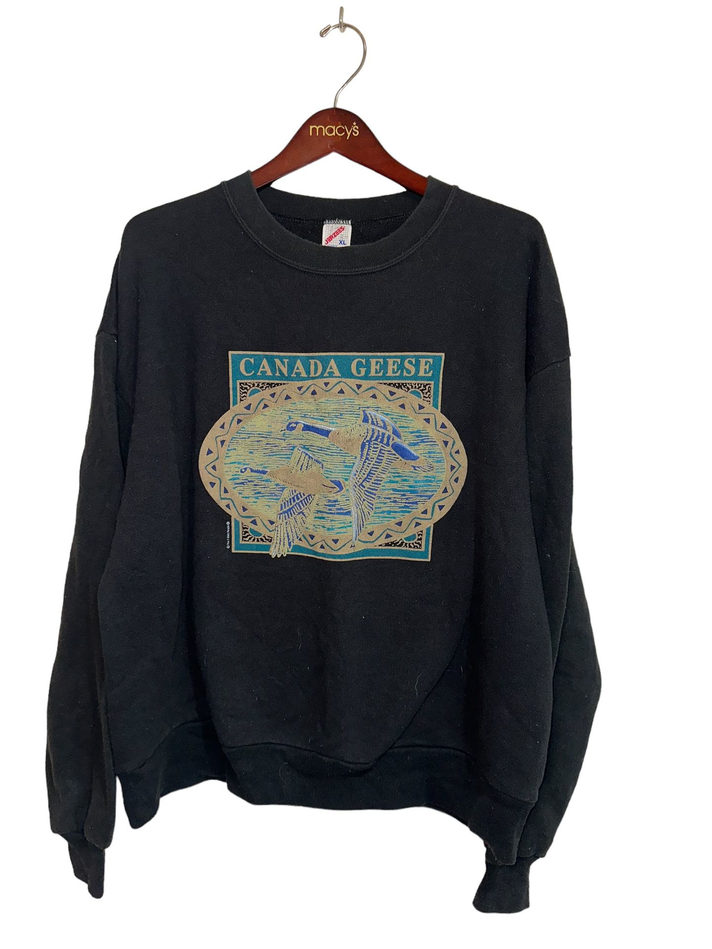 Canada Geese Crewneck Jerzees 90’s Vintage Sweatshirt Size:X-Large